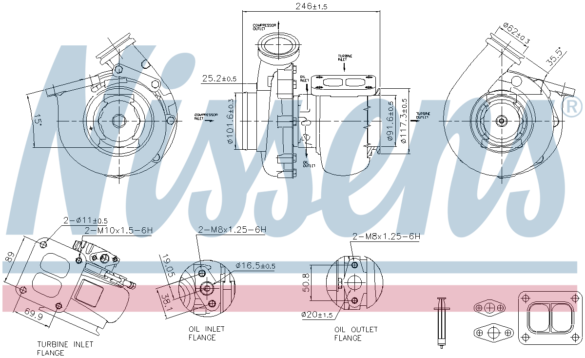 Nissens Turbocharger 93712