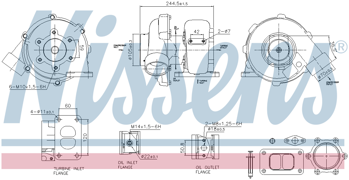 Nissens Turbocharger 93713