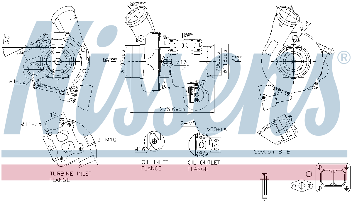 Nissens Turbocharger 93720