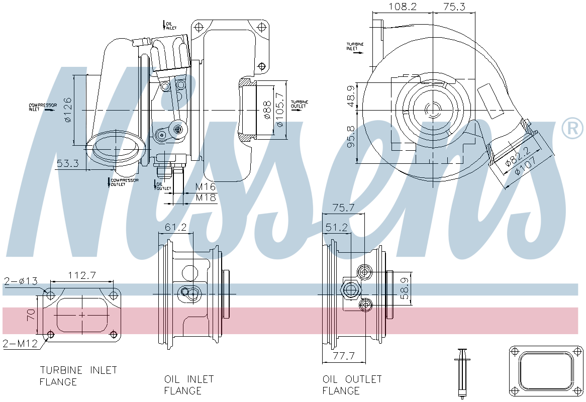 Nissens Turbocharger 93727