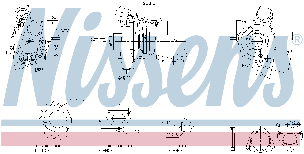 Nissens Turbocharger 93730