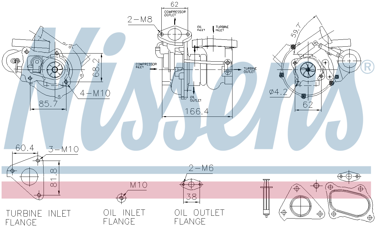 Nissens Turbocharger 93732