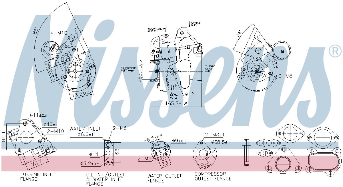 Nissens Turbocharger 93754