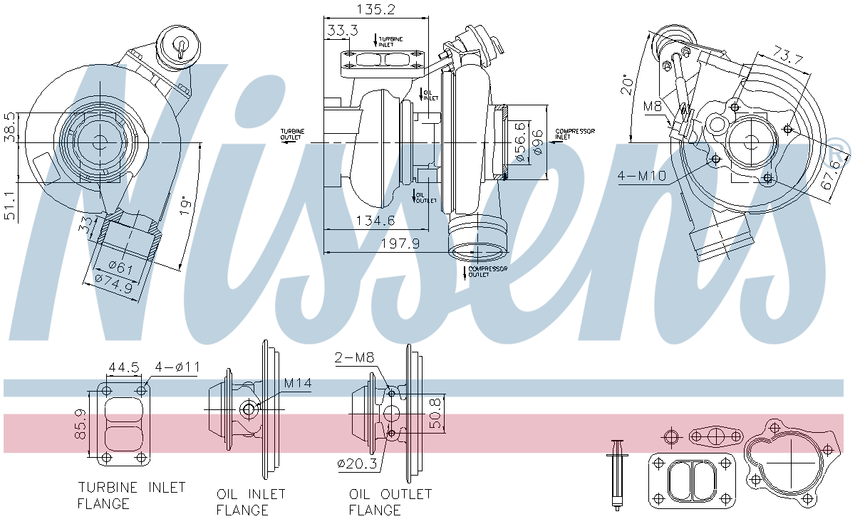 Nissens Turbocharger 93759