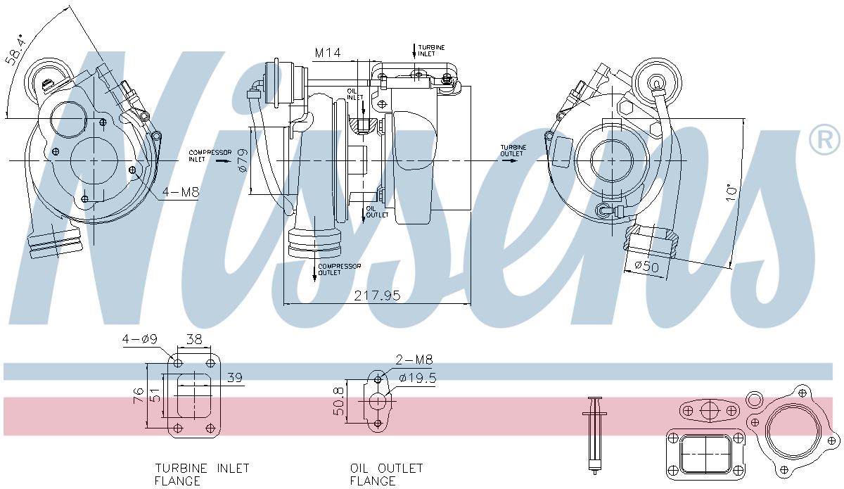 Nissens Turbocharger 93760