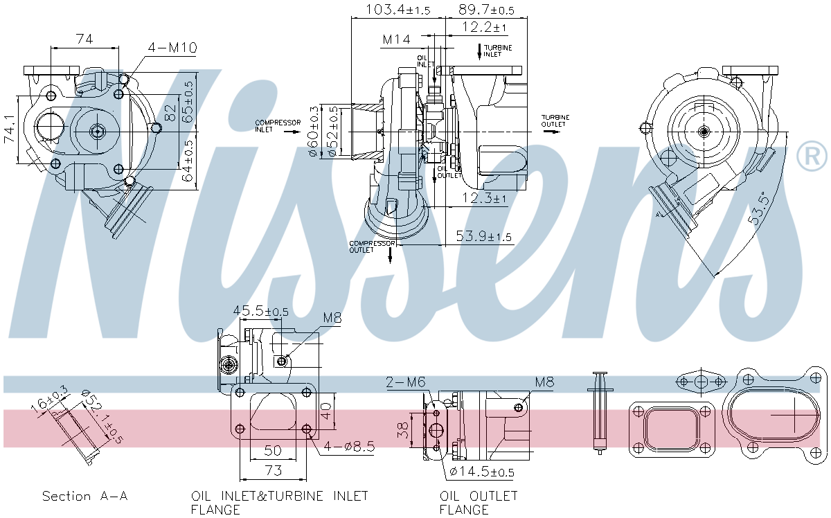 Nissens Turbocharger 93764