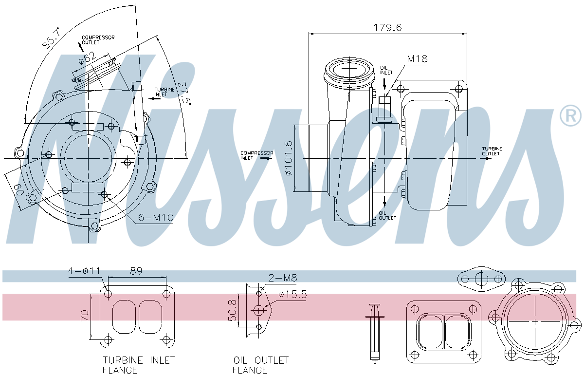 Nissens Turbocharger 93782