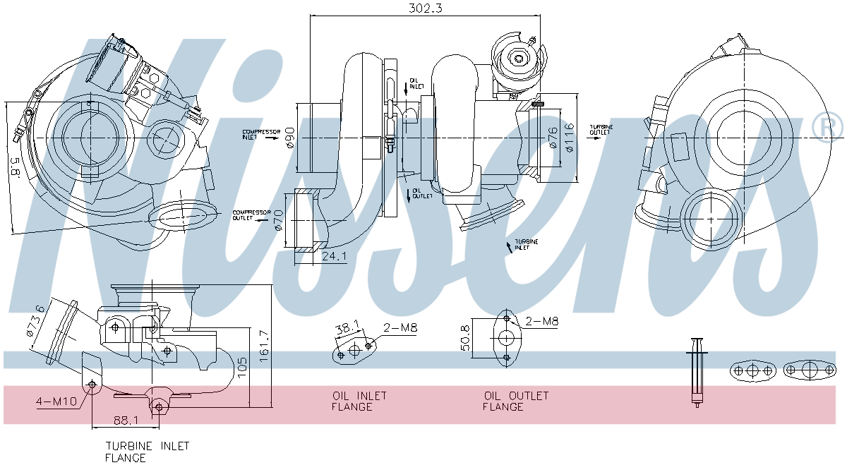 Nissens Turbocharger 93787