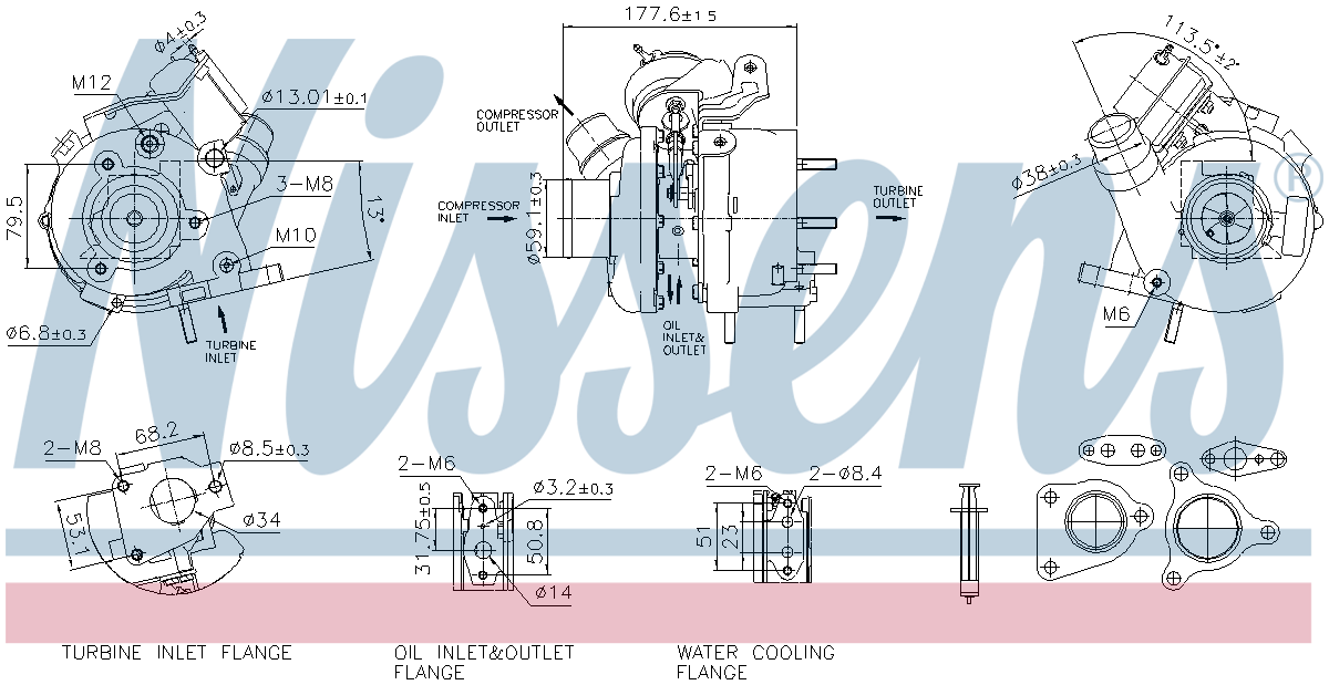 Nissens Turbocharger 93796