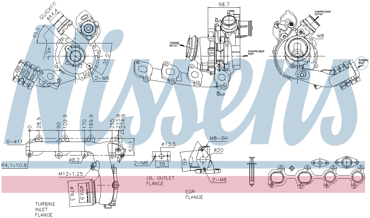 Nissens Turbocharger 93816