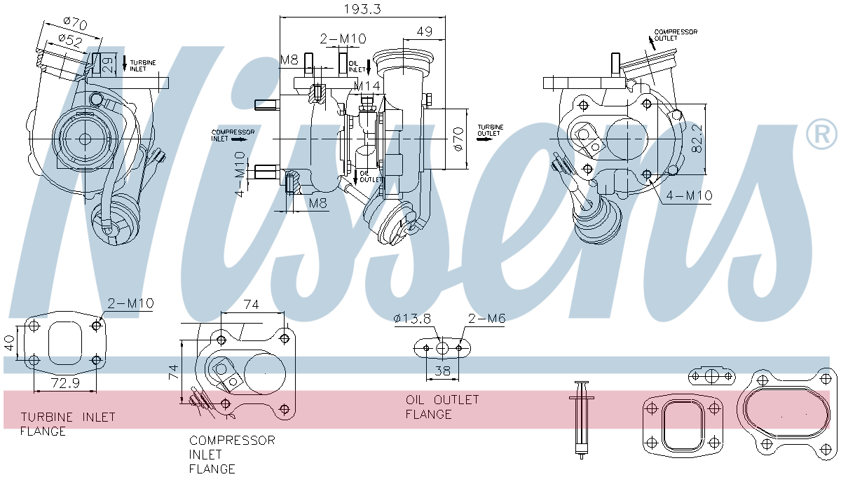 Nissens Turbocharger 93829