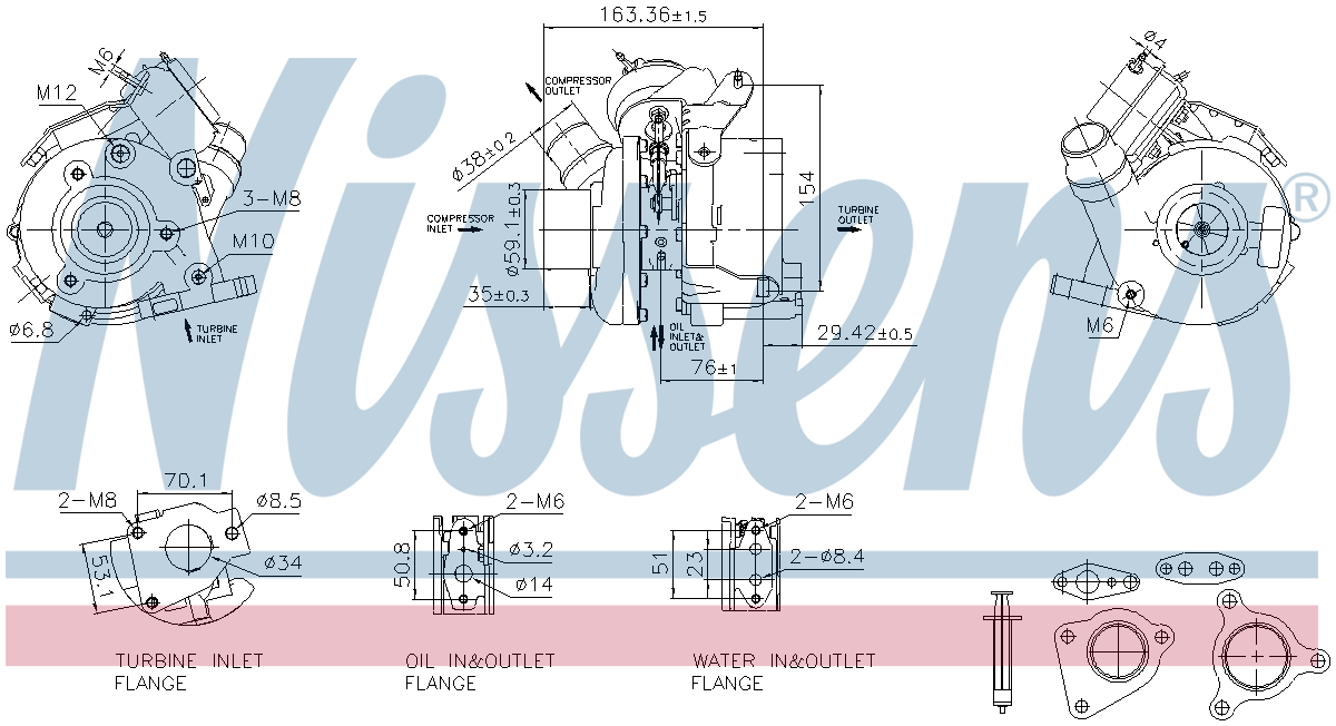 Nissens Turbocharger 93830