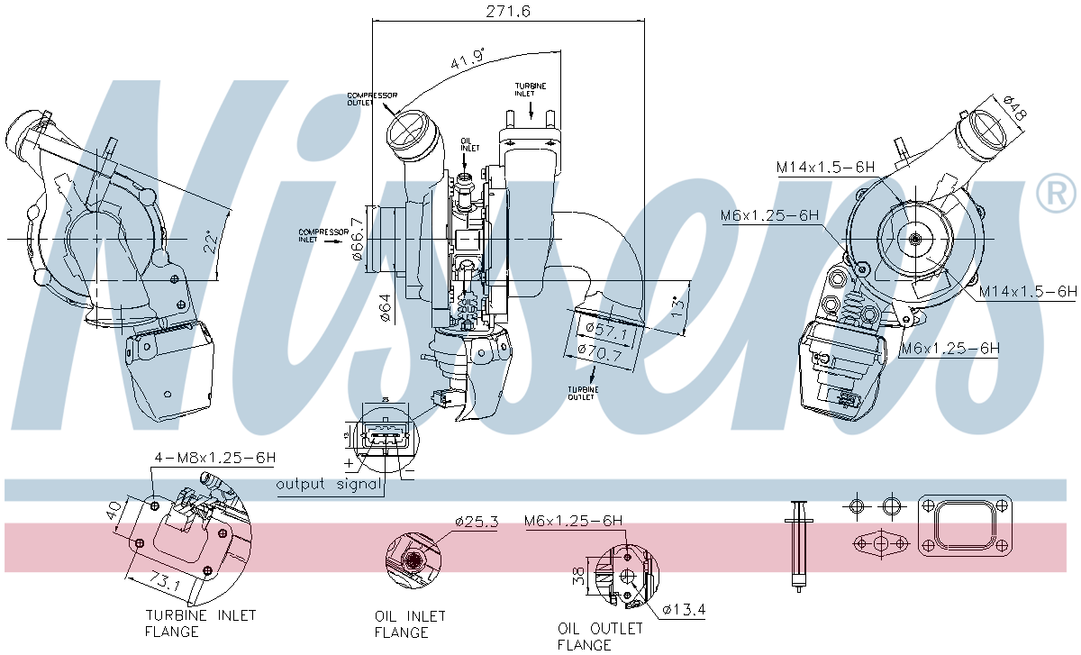 Nissens Turbocharger 93847
