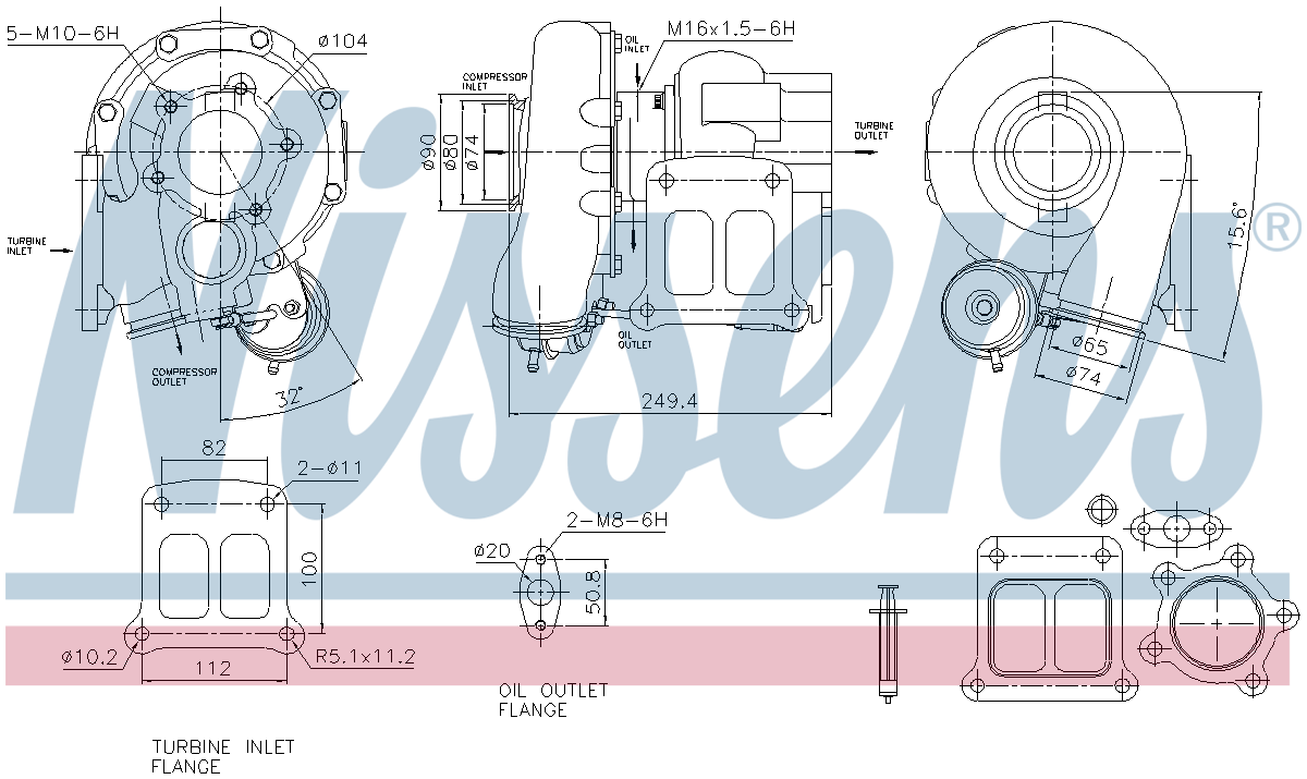 Nissens Turbocharger 93851