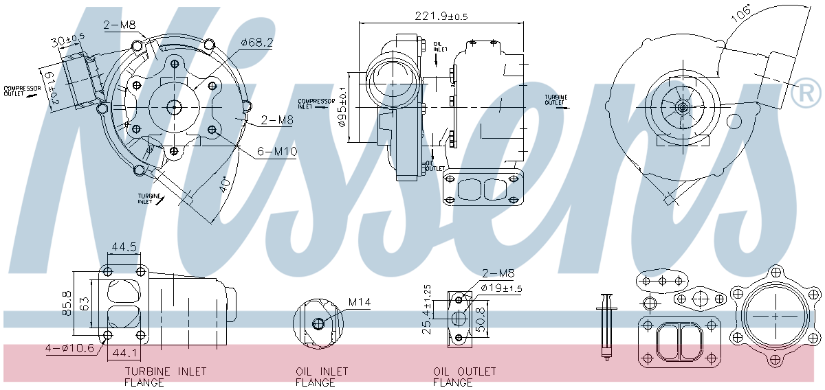 Nissens Turbocharger 93872
