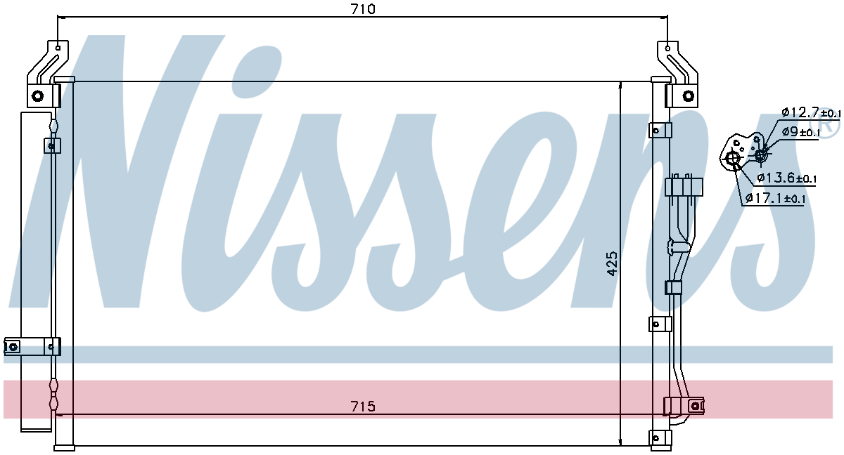 Nissens Aircon Condenser 940212