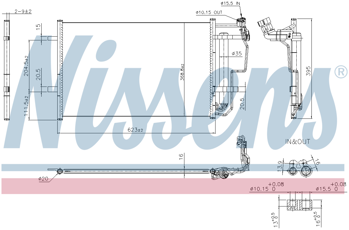 Nissens Aircon Condenser 941460