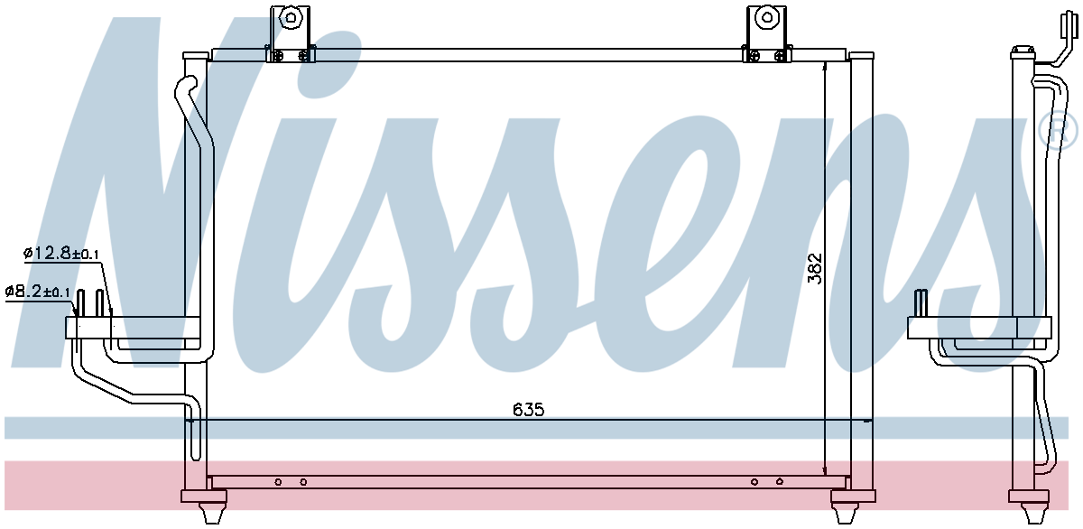 Nissens Aircon Condenser 94422