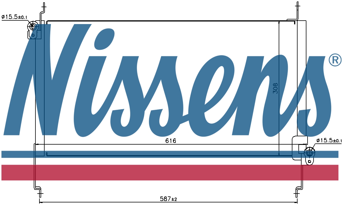 NISSENS Aircon Condenser 94531
