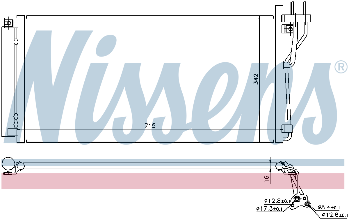 Nissens Aircon Condenser 94804 – ARKS4Cooling.com