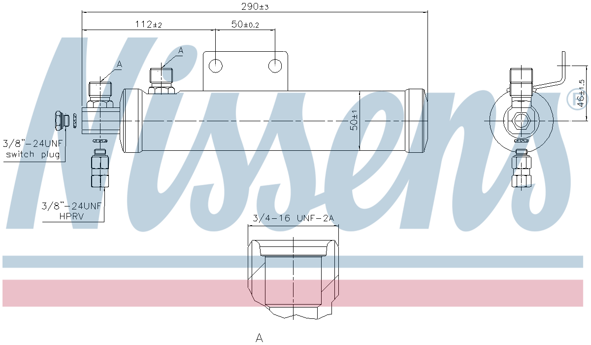 Nissens Aircon Receiver Dryer Filter 95511