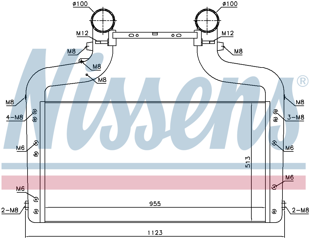 Nissens Charge Air Intercooler 96083