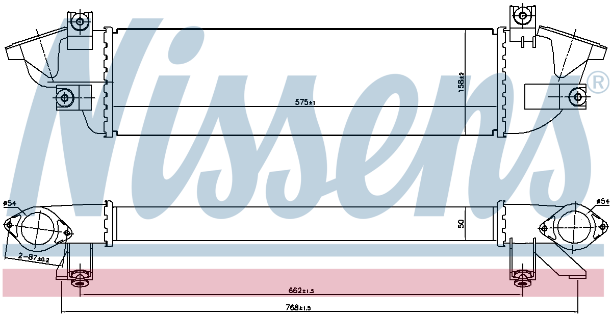 Nissens Charge Air Intercooler 961010