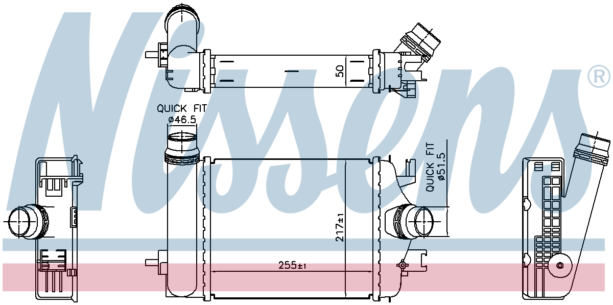 Nissens Charge Air Intercooler 961313