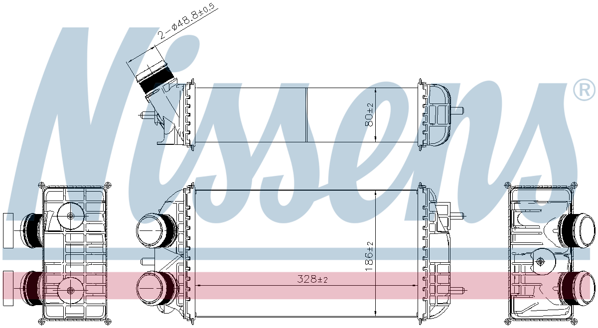 Nissens Charge Air Intercooler 961367