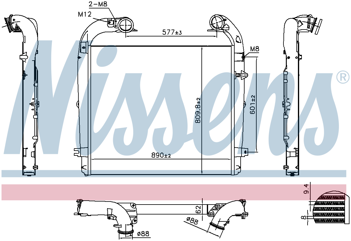 Nissens Charge Air Intercooler 961439