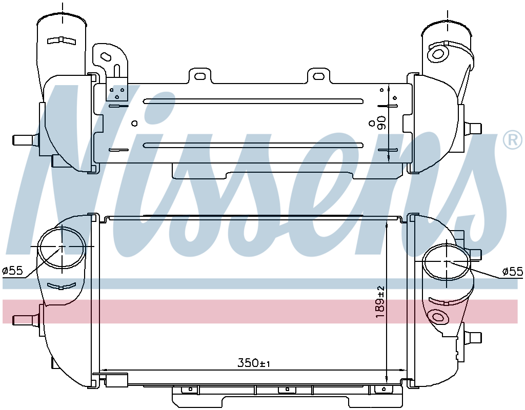 Nissens Charge Air Intercooler 961497
