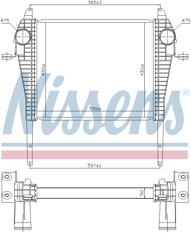 Nissens Charge Air Intercooler 96184