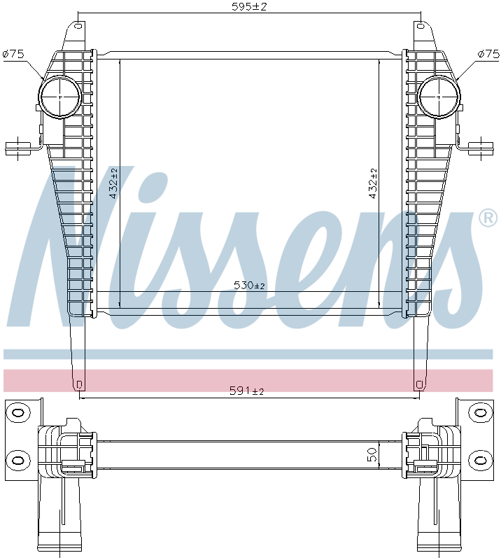 Nissens Charge Air Intercooler 96185