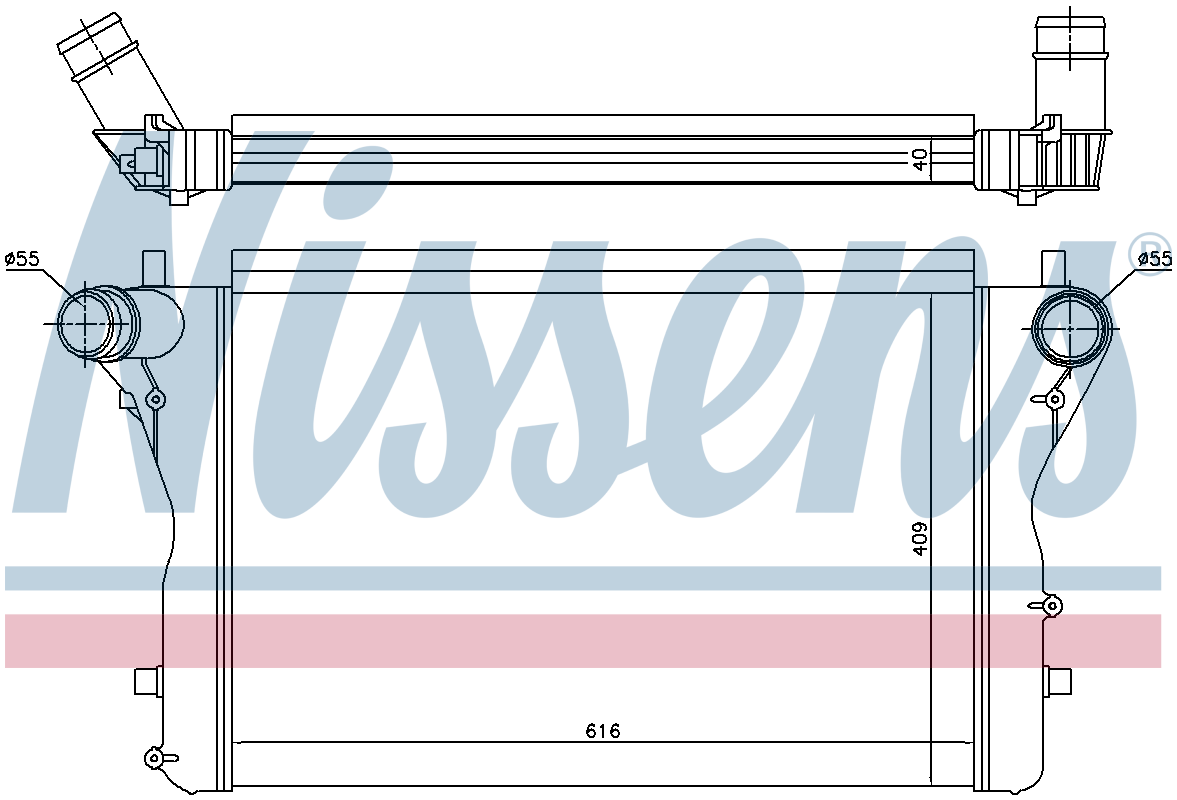 Nissens Charge Air Intercooler 96420