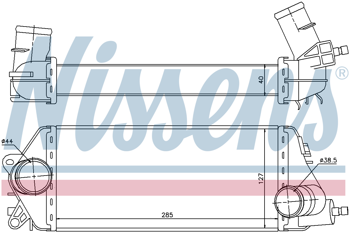 Nissens Charge Air Intercooler 96776