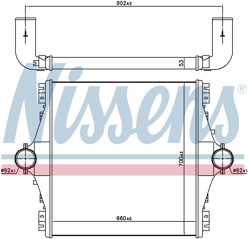 Nissens Charge Air Intercooler 96964