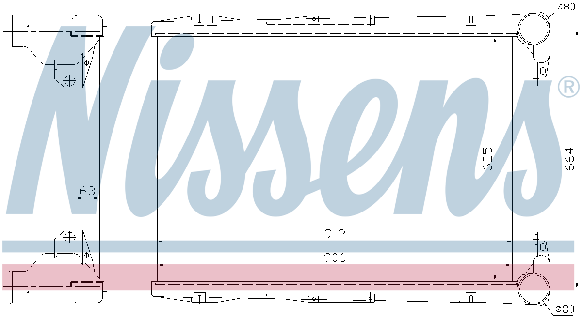Nissens Charge Air Intercooler 96968