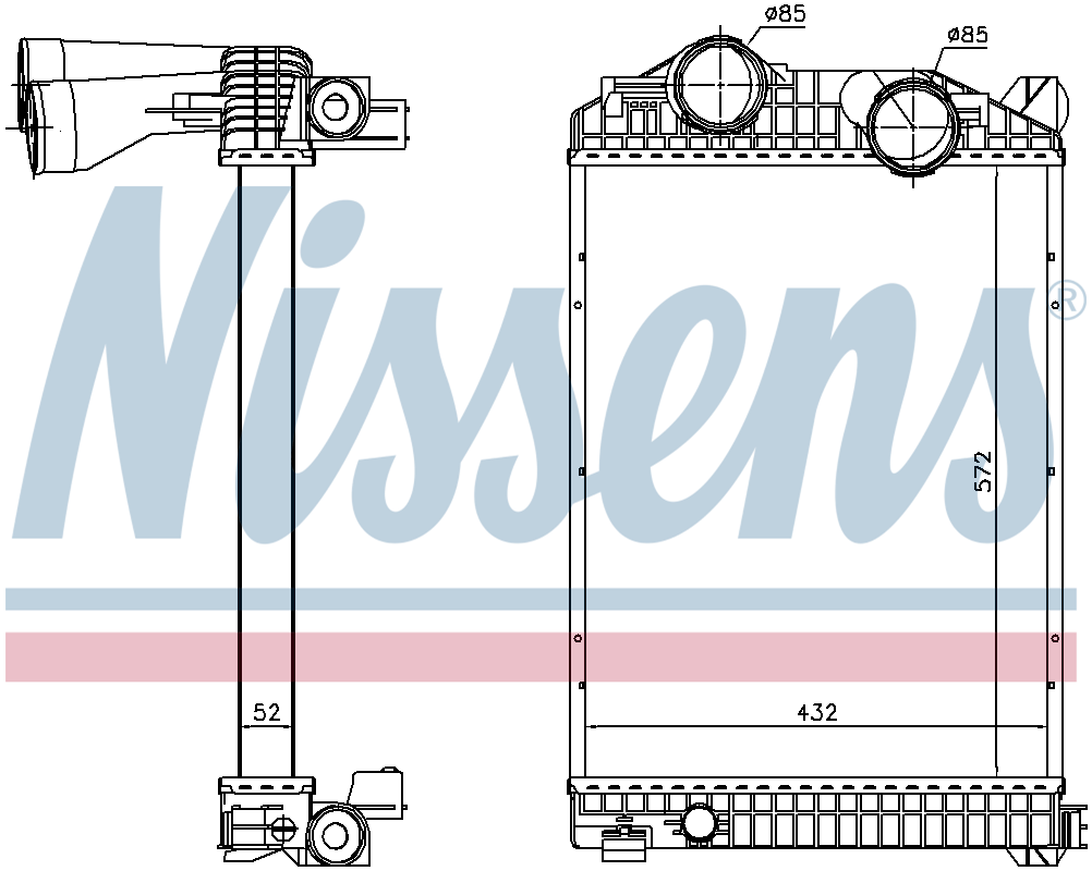Nissens Charge Air Intercooler 96969