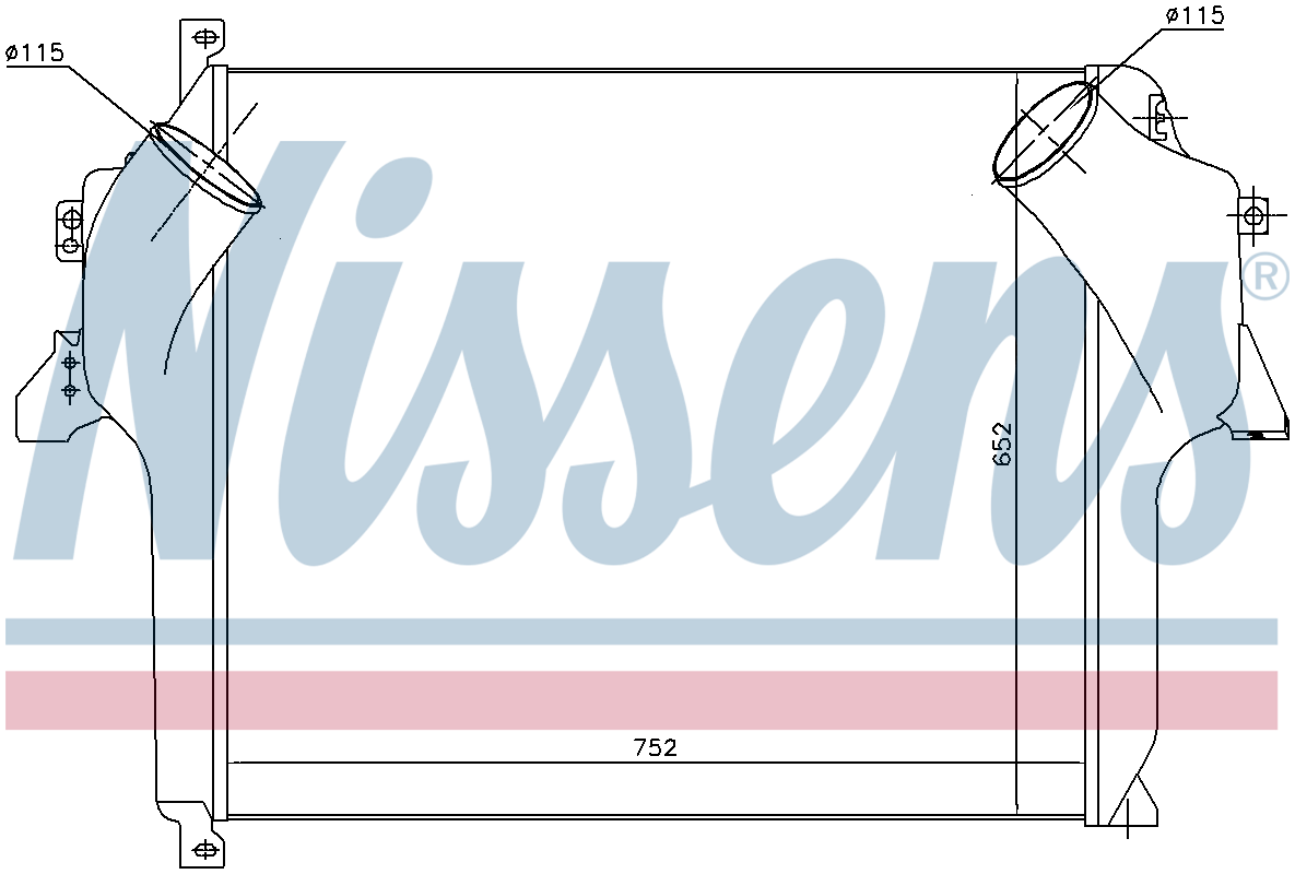 Nissens Charge Air Intercooler 96971