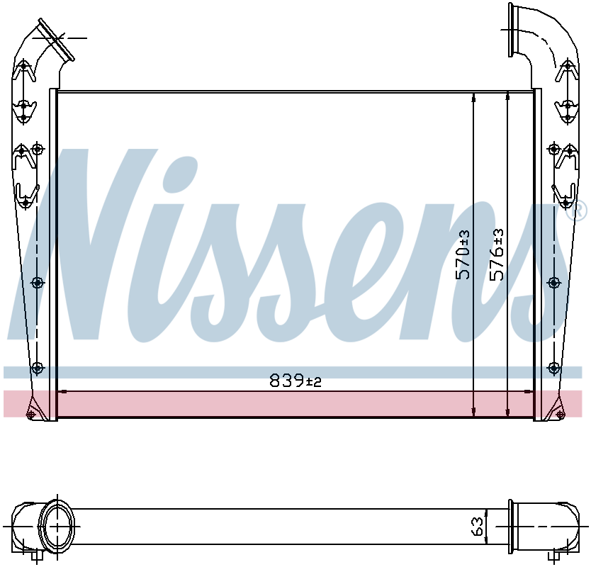 Nissens Charge Air Intercooler 96992