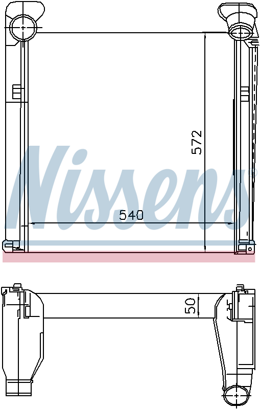Nissens Charge Air Intercooler 97007