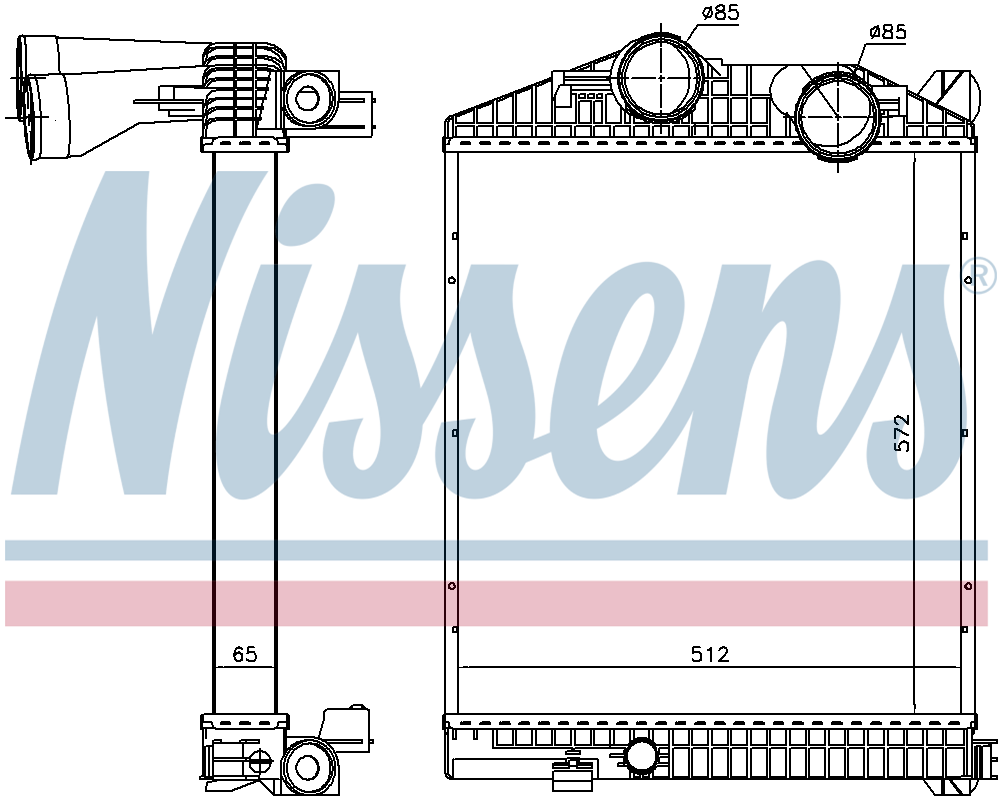 Nissens Charge Air Intercooler 97033