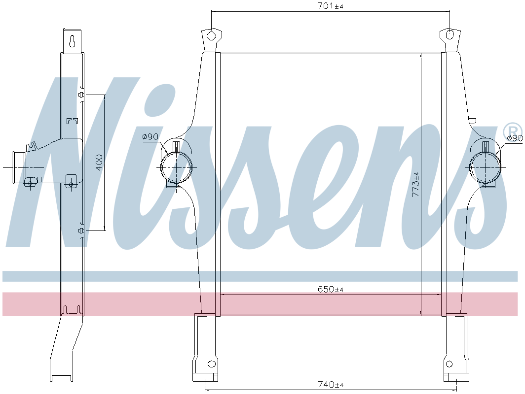 Nissens Charge Air Intercooler 97046
