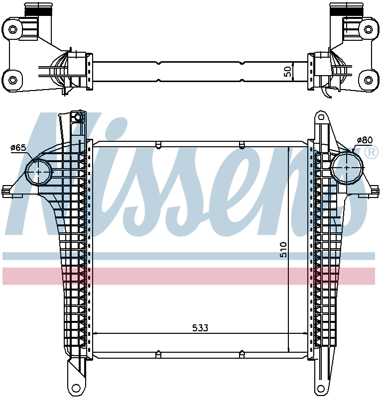 Nissens Charge Air Intercooler 97057