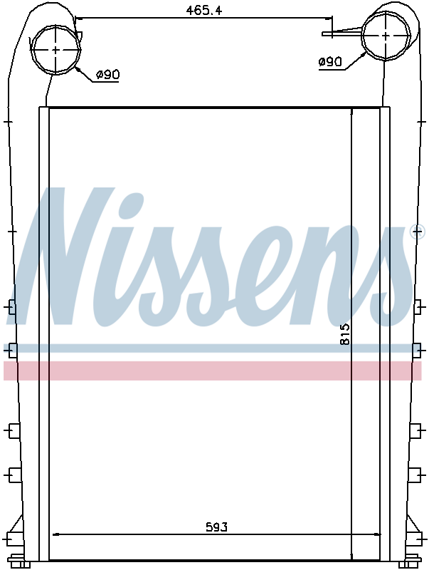 Nissens Charge Air Intercooler 97058