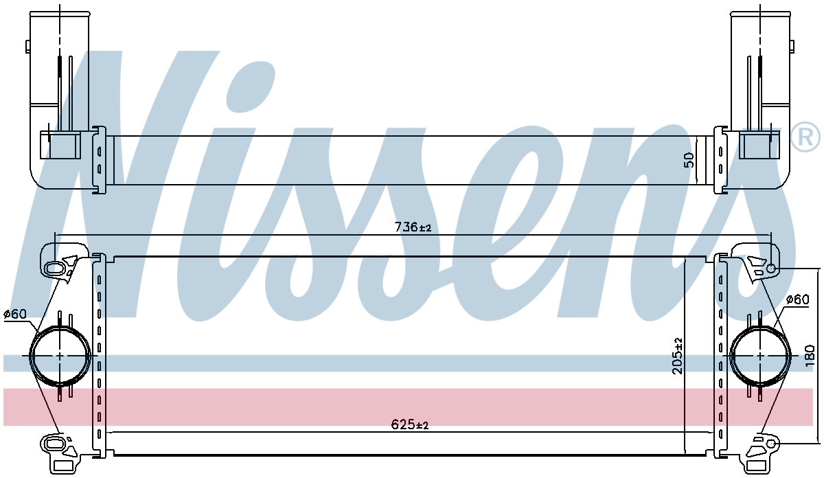 Nissens Charge Air Intercooler 97071