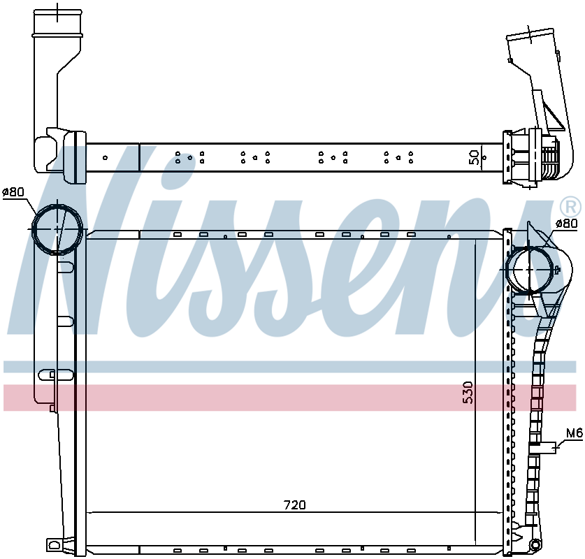 Nissens Charge Air Intercooler 97072