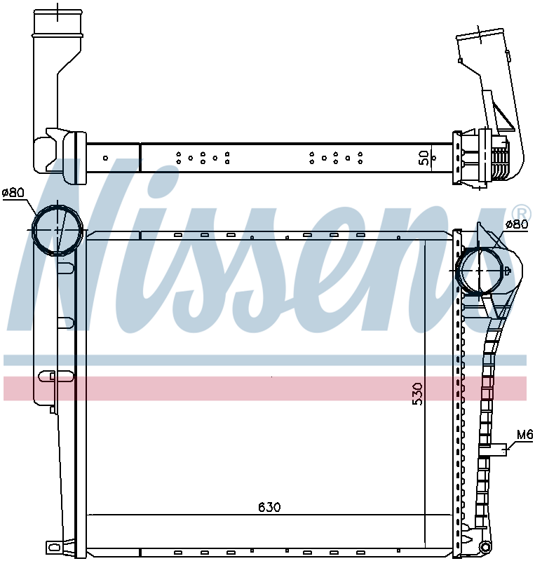 Nissens Charge Air Intercooler 97073