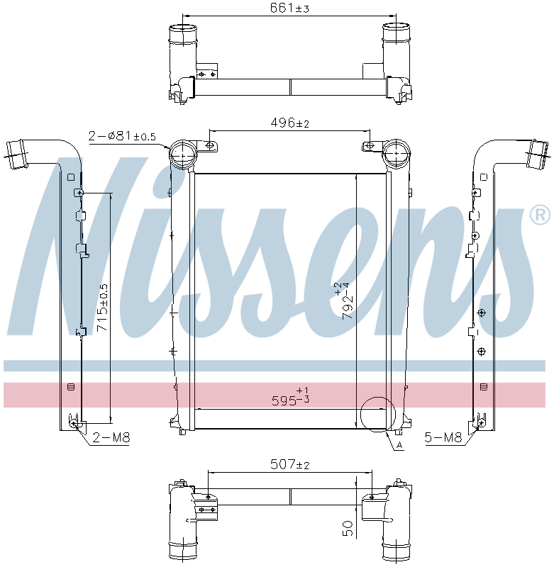 Nissens Charge Air Intercooler 97090