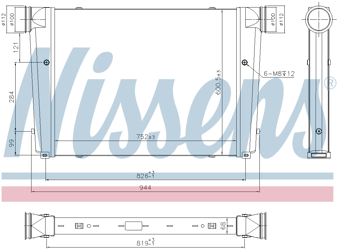 Nissens Charge Air Intercooler 97092